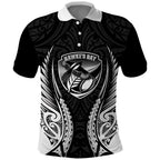 Hawke's Bay 2026 Rugby Custom Polo Shirt NZ Maori Silver Fern