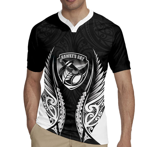 Hawke's Bay 2026 Rugby Custom Rugby Jersey NZ Maori Silver Fern