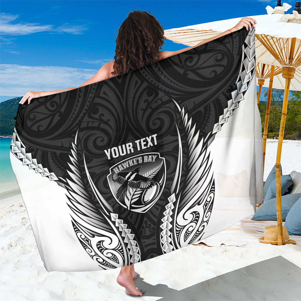Hawke's Bay 2026 Rugby Custom Sarong NZ Maori Silver Fern
