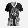 Hawke's Bay 2026 Rugby Custom Scrub Top NZ Maori Silver Fern
