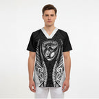 Hawke's Bay 2026 Rugby Custom Scrub Top NZ Maori Silver Fern