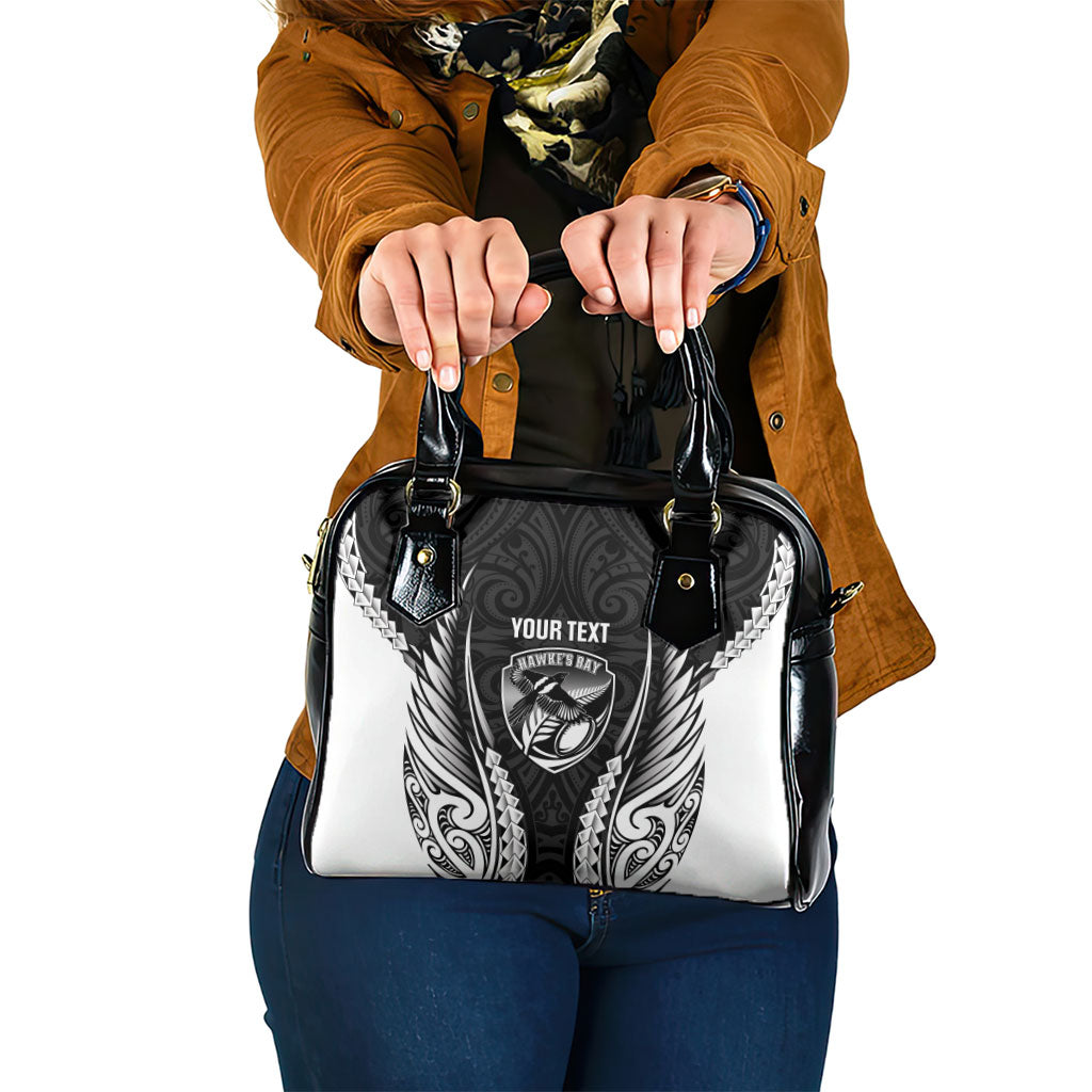 Hawke's Bay 2026 Rugby Custom Shoulder Handbag NZ Maori Silver Fern