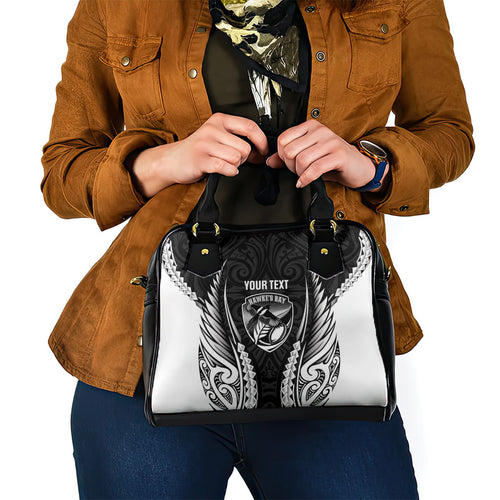 Hawke's Bay 2026 Rugby Custom Shoulder Handbag NZ Maori Silver Fern