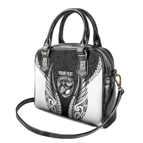 Hawke's Bay 2026 Rugby Custom Shoulder Handbag NZ Maori Silver Fern