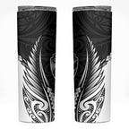 Hawke's Bay 2026 Rugby Custom Skinny Tumbler NZ Maori Silver Fern