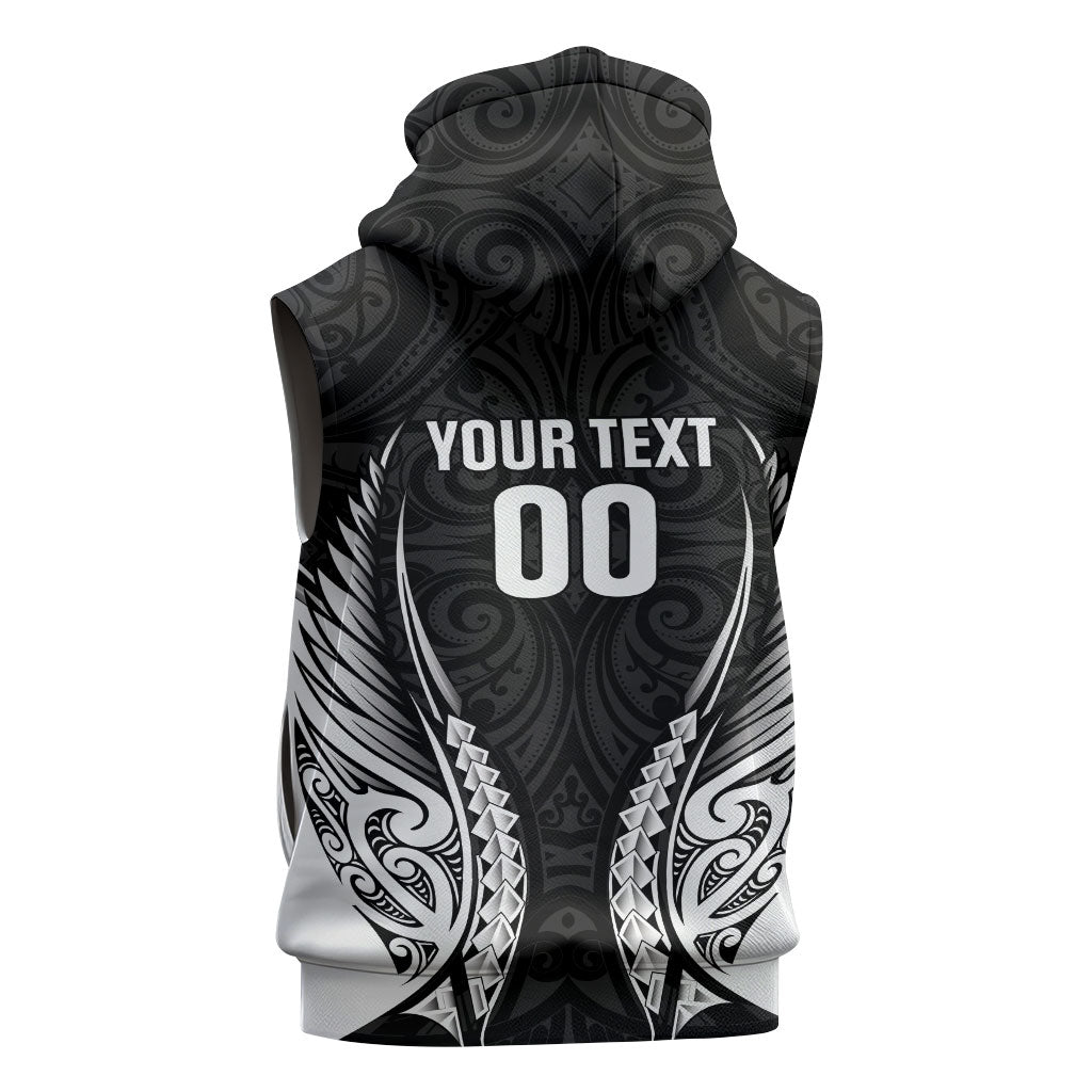 Hawke's Bay 2026 Rugby Custom Sleeveless Hoodie NZ Maori Silver Fern