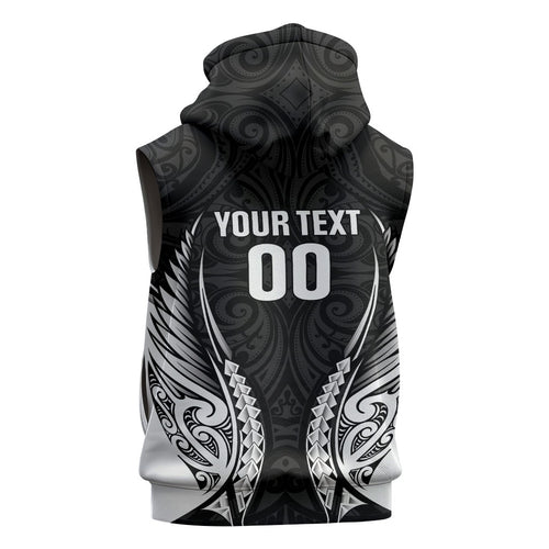 Hawke's Bay 2026 Rugby Custom Sleeveless Hoodie NZ Maori Silver Fern