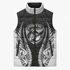 Hawke's Bay 2026 Rugby Custom Sleeveless Puffer Jacket NZ Maori Silver Fern
