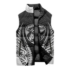 Hawke's Bay 2026 Rugby Custom Sleeveless Puffer Jacket NZ Maori Silver Fern