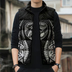 Hawke's Bay 2026 Rugby Custom Sleeveless Puffer Jacket NZ Maori Silver Fern