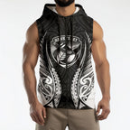 Hawke's Bay 2026 Rugby Custom Sleeveless Zip Hoodie NZ Maori Silver Fern