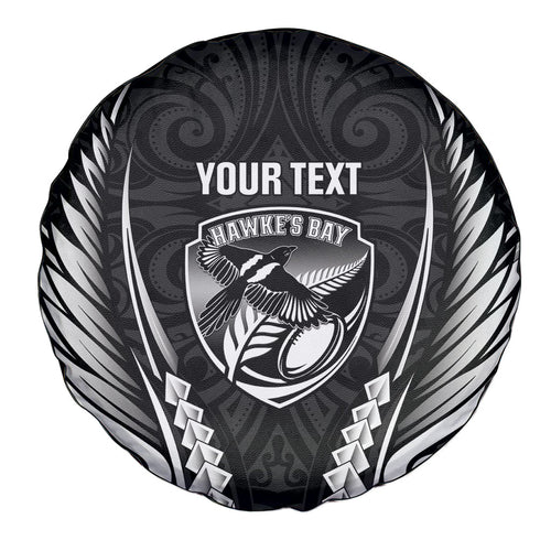 Hawke's Bay 2026 Rugby Custom Spare Tire Cover NZ Maori Silver Fern