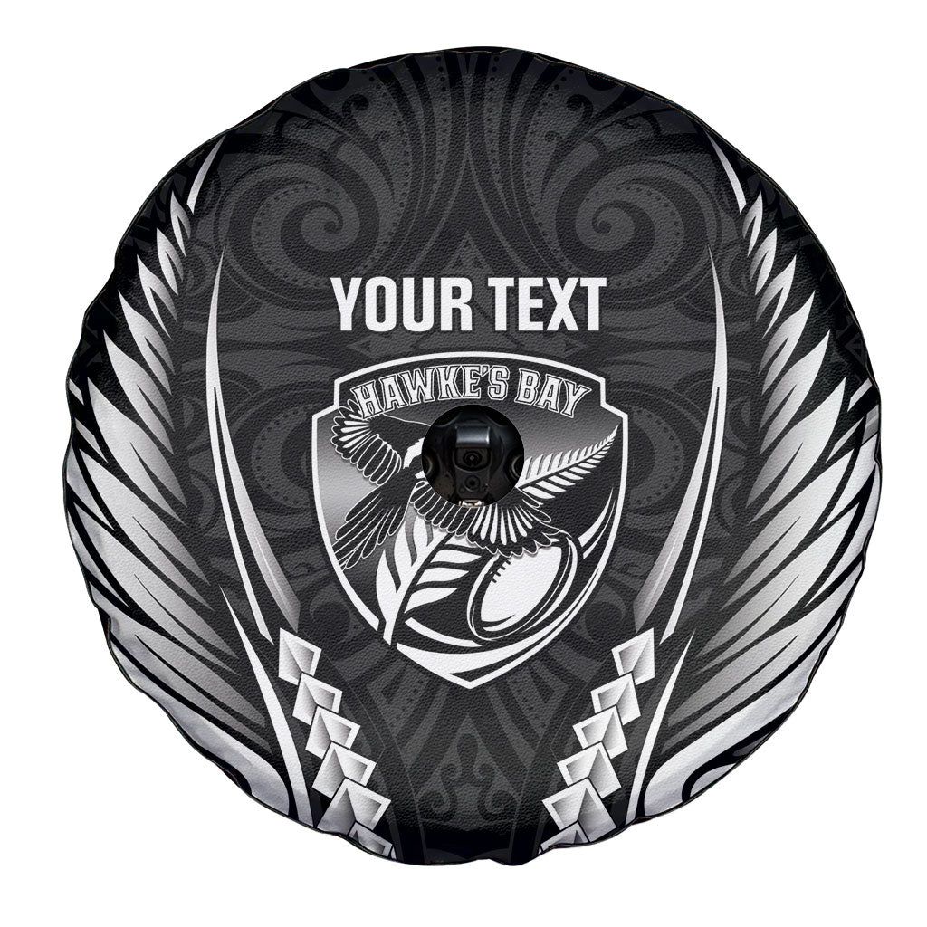 Hawke's Bay 2026 Rugby Custom Spare Tire Cover NZ Maori Silver Fern