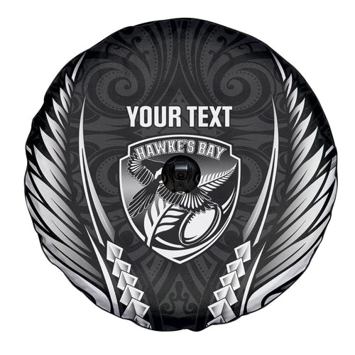 Hawke's Bay 2026 Rugby Custom Spare Tire Cover NZ Maori Silver Fern