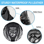 Hawke's Bay 2026 Rugby Custom Spare Tire Cover NZ Maori Silver Fern