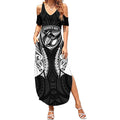 Hawke's Bay 2026 Rugby Custom Summer Maxi Dress NZ Maori Silver Fern