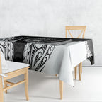 Hawke's Bay 2026 Rugby Custom Tablecloth NZ Maori Silver Fern