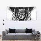 Hawke's Bay 2026 Rugby Custom Tapestry NZ Maori Silver Fern