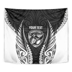 Hawke's Bay 2026 Rugby Custom Tapestry NZ Maori Silver Fern