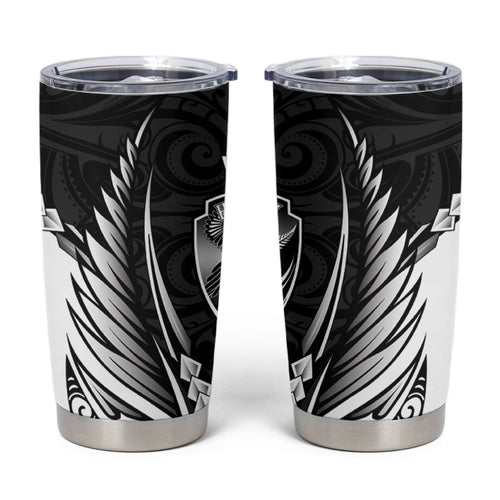 Hawke's Bay 2026 Rugby Custom Tumbler Cup NZ Maori Silver Fern