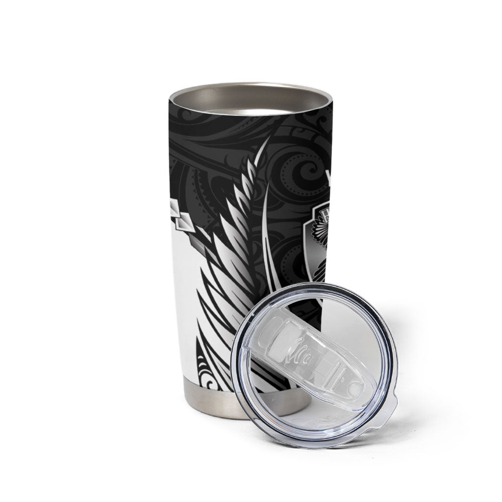 Hawke's Bay 2026 Rugby Custom Tumbler Cup NZ Maori Silver Fern