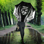 Hawke's Bay 2026 Rugby Custom Umbrella NZ Maori Silver Fern
