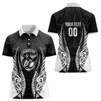 Hawke's Bay 2026 Rugby Custom Women Polo Shirt NZ Maori Silver Fern