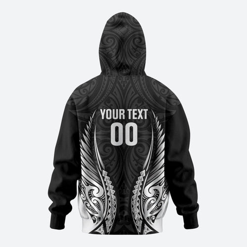 Hawke's Bay 2026 Rugby Custom Zip Hoodie NZ Maori Silver Fern