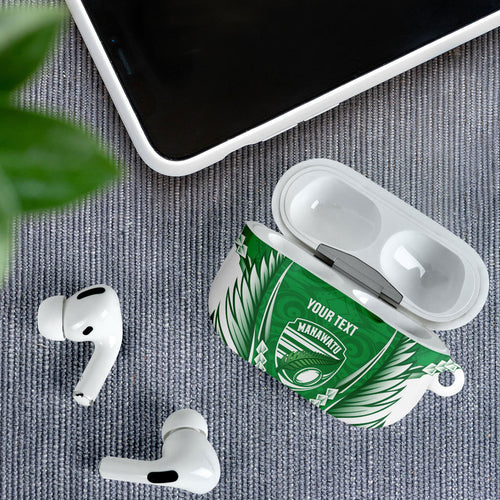 Manawatu 2026 Rugby Custom AirPods Case NZ Maori Silver Fern