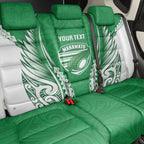Manawatu 2026 Rugby Custom Back Car Seat Cover NZ Maori Silver Fern