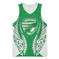 Manawatu 2026 Rugby Custom Basketball Jersey NZ Maori Silver Fern