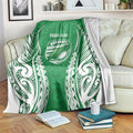 Manawatu 2026 Rugby Custom Blanket NZ Maori Silver Fern