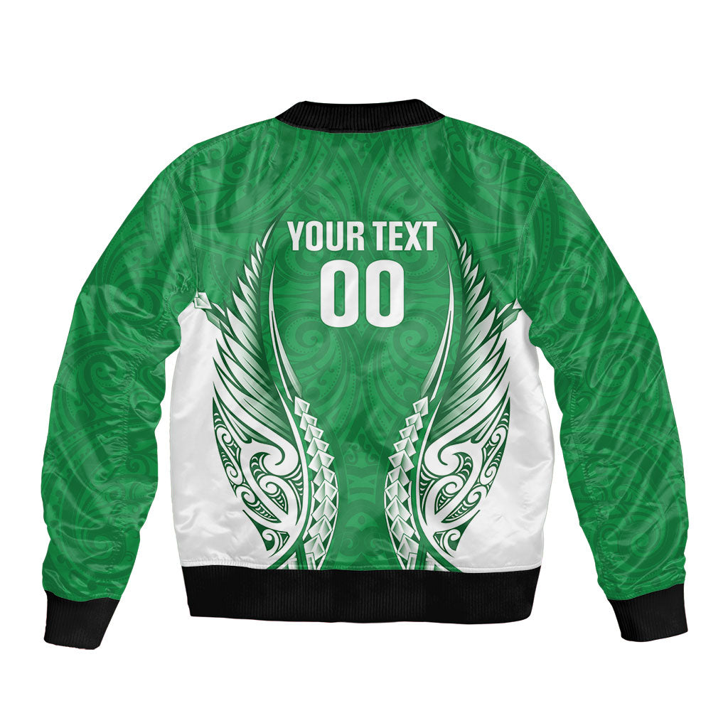 Manawatu 2026 Rugby Custom Bomber Jacket NZ Maori Silver Fern