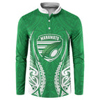 Manawatu 2026 Rugby Custom Button Sweatshirt NZ Maori Silver Fern