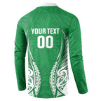 Manawatu 2026 Rugby Custom Button Sweatshirt NZ Maori Silver Fern