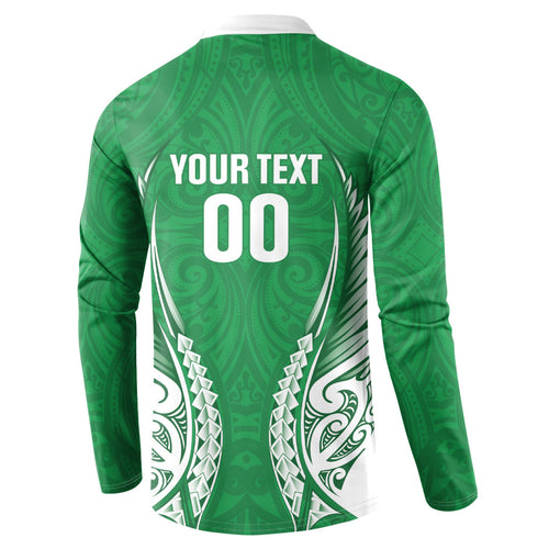 Manawatu 2026 Rugby Custom Button Sweatshirt NZ Maori Silver Fern