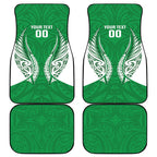 Manawatu 2026 Rugby Custom Car Mats NZ Maori Silver Fern