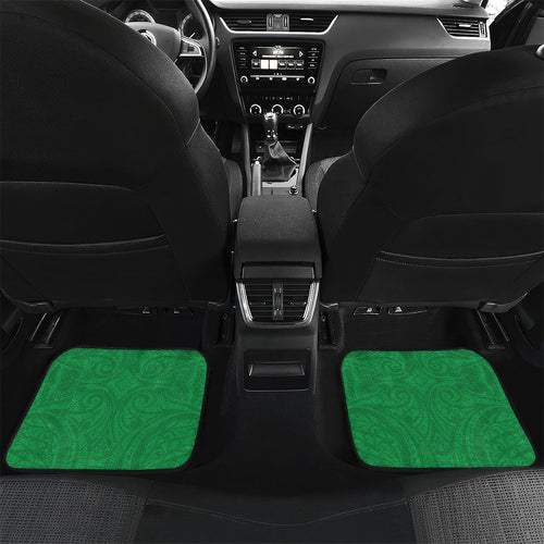Manawatu 2026 Rugby Custom Car Mats NZ Maori Silver Fern