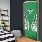 Manawatu 2026 Rugby Custom Door Cover NZ Maori Silver Fern