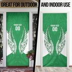 Manawatu 2026 Rugby Custom Door Cover NZ Maori Silver Fern