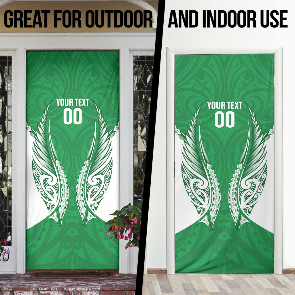 Manawatu 2026 Rugby Custom Door Cover NZ Maori Silver Fern