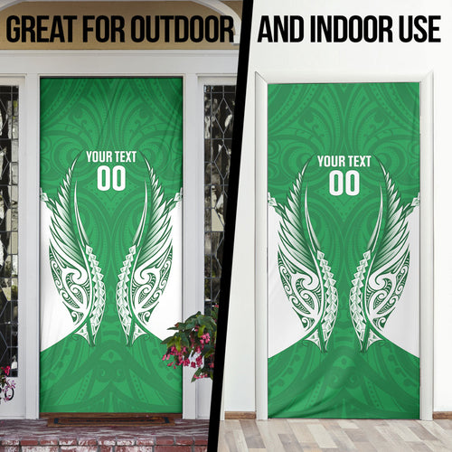 Manawatu 2026 Rugby Custom Door Cover NZ Maori Silver Fern