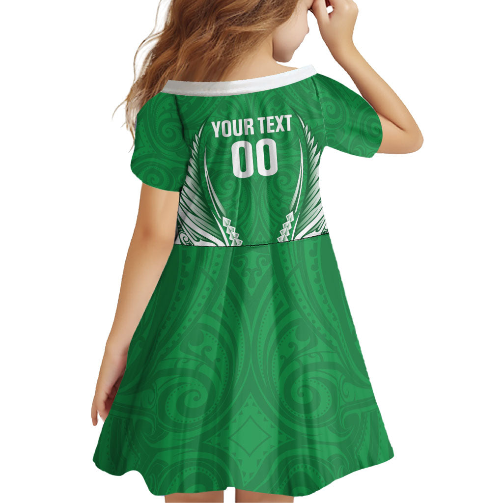 Manawatu 2026 Rugby Custom Family Matching Long Sleeve Bodycon Dress and Hawaiian Shirt NZ Maori Silver Fern