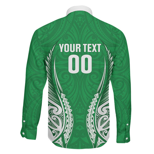 Manawatu 2026 Rugby Custom Family Matching Tank Maxi Dress and Hawaiian Shirt NZ Maori Silver Fern