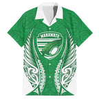 Manawatu 2026 Rugby Custom Hawaiian Shirt NZ Maori Silver Fern
