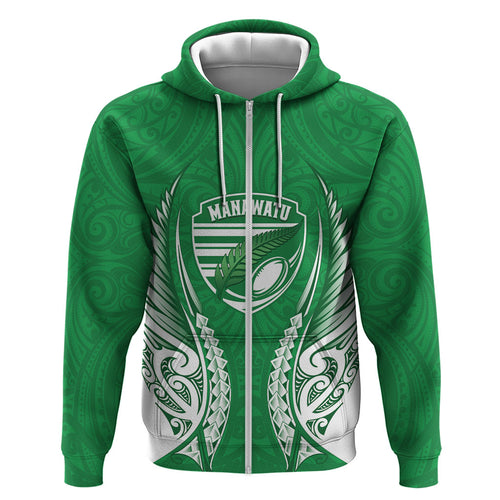 Manawatu 2026 Rugby Custom Hoodie NZ Maori Silver Fern