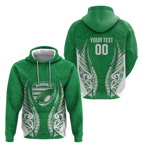 Manawatu 2026 Rugby Custom Hoodie NZ Maori Silver Fern