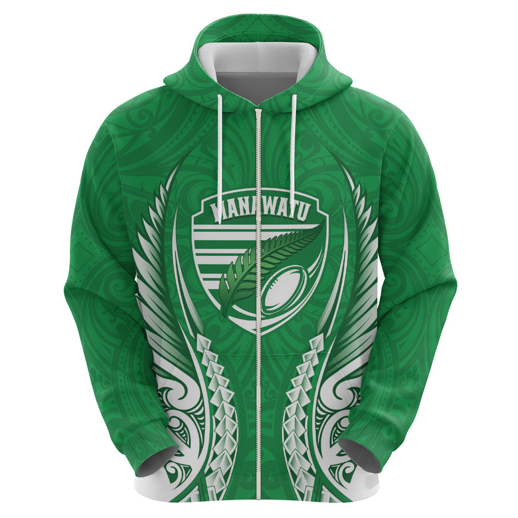 Manawatu 2026 Rugby Custom Hoodie NZ Maori Silver Fern