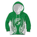 Manawatu 2026 Rugby Custom Kid Hoodie NZ Maori Silver Fern