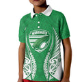 Manawatu 2026 Rugby Custom Kid Polo Shirt NZ Maori Silver Fern